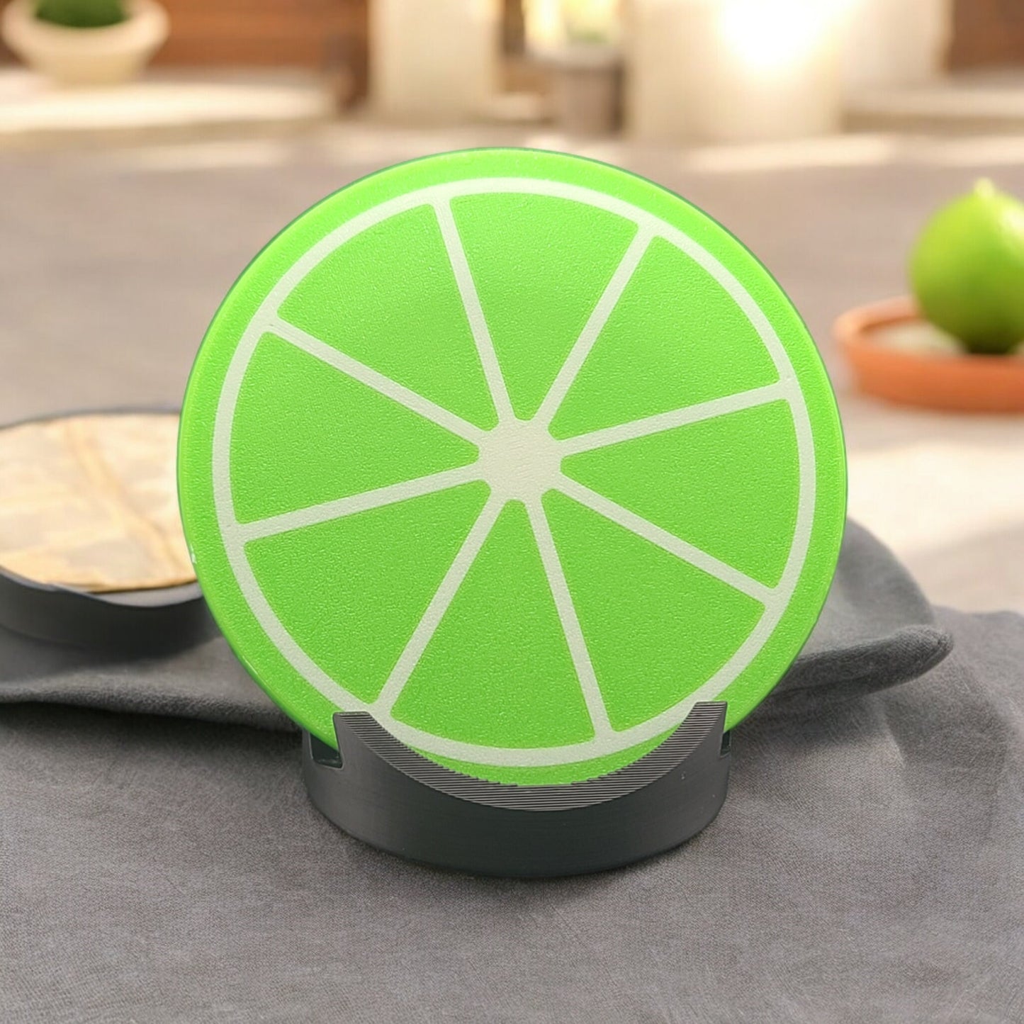 Citrus Drink Coaster | Multiple Colors Available
