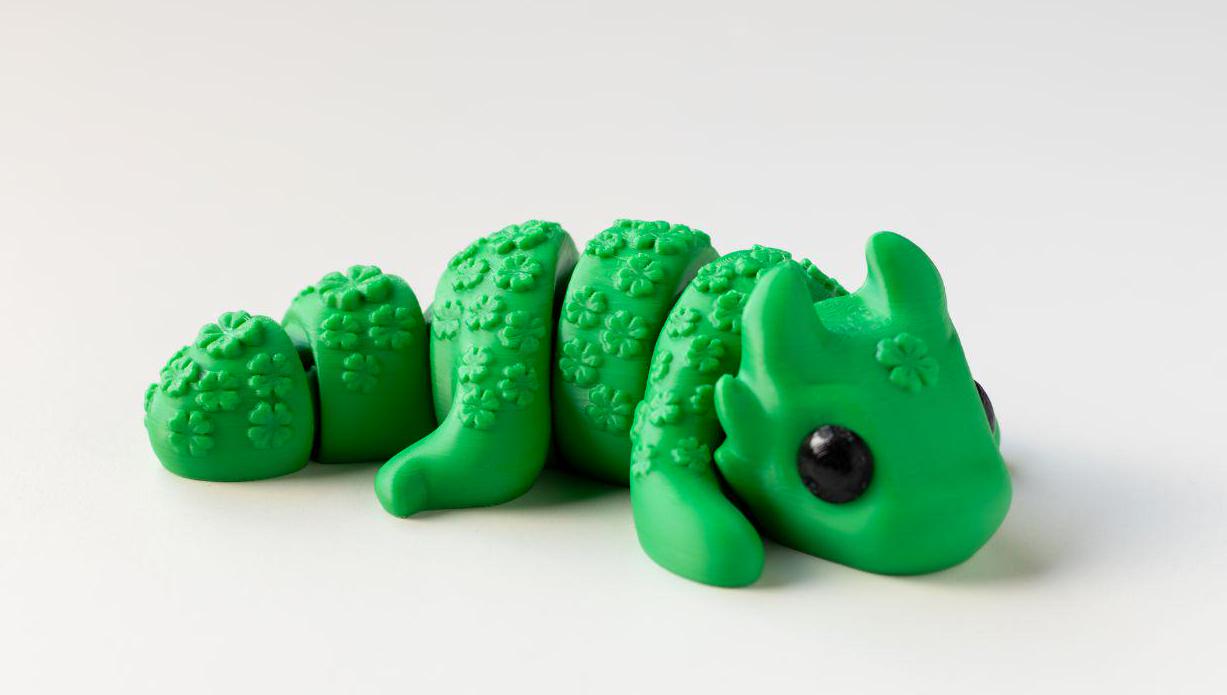 St. Patrick's Day Fidget Bundle | 4 PCS | Lucky Dragon, Clover Skeleton, Egg Container, Pot of Gold Clicker | Holiday Gift, Desk Toy